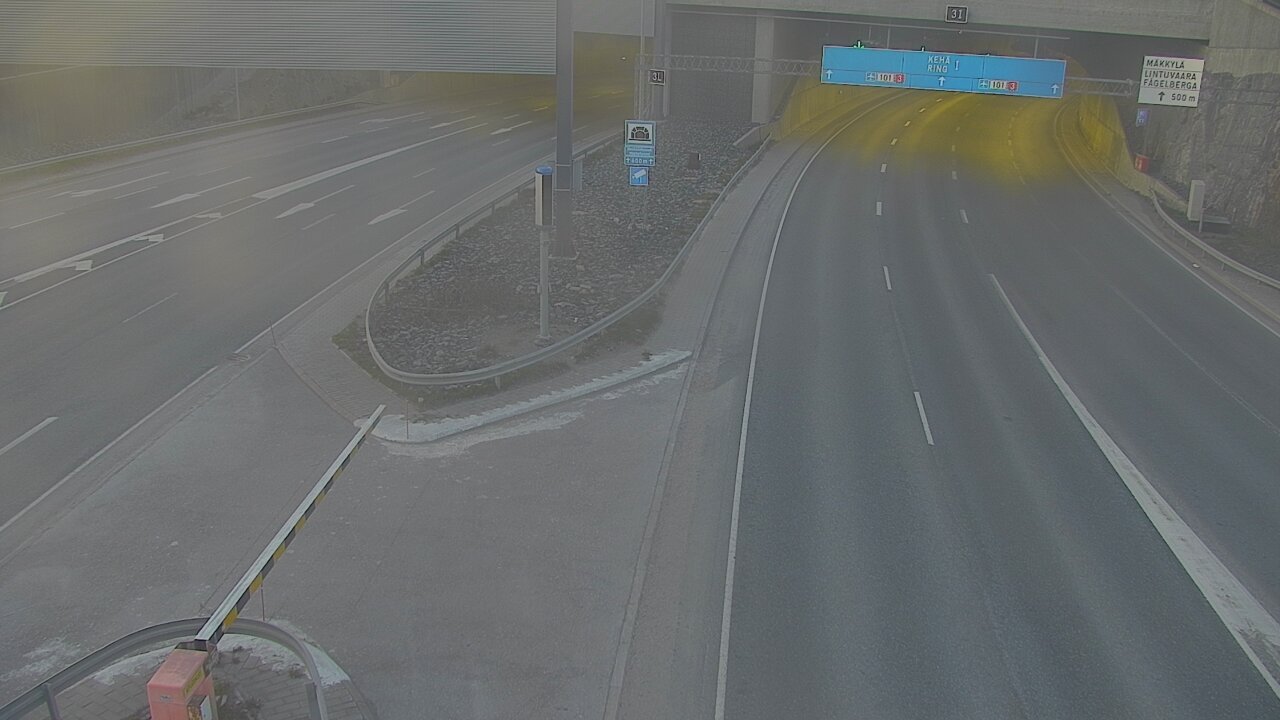 Kelikamerat Kuva Tie 101 Mestarintunneli, puomi länsi, Espoo, Uusimaa