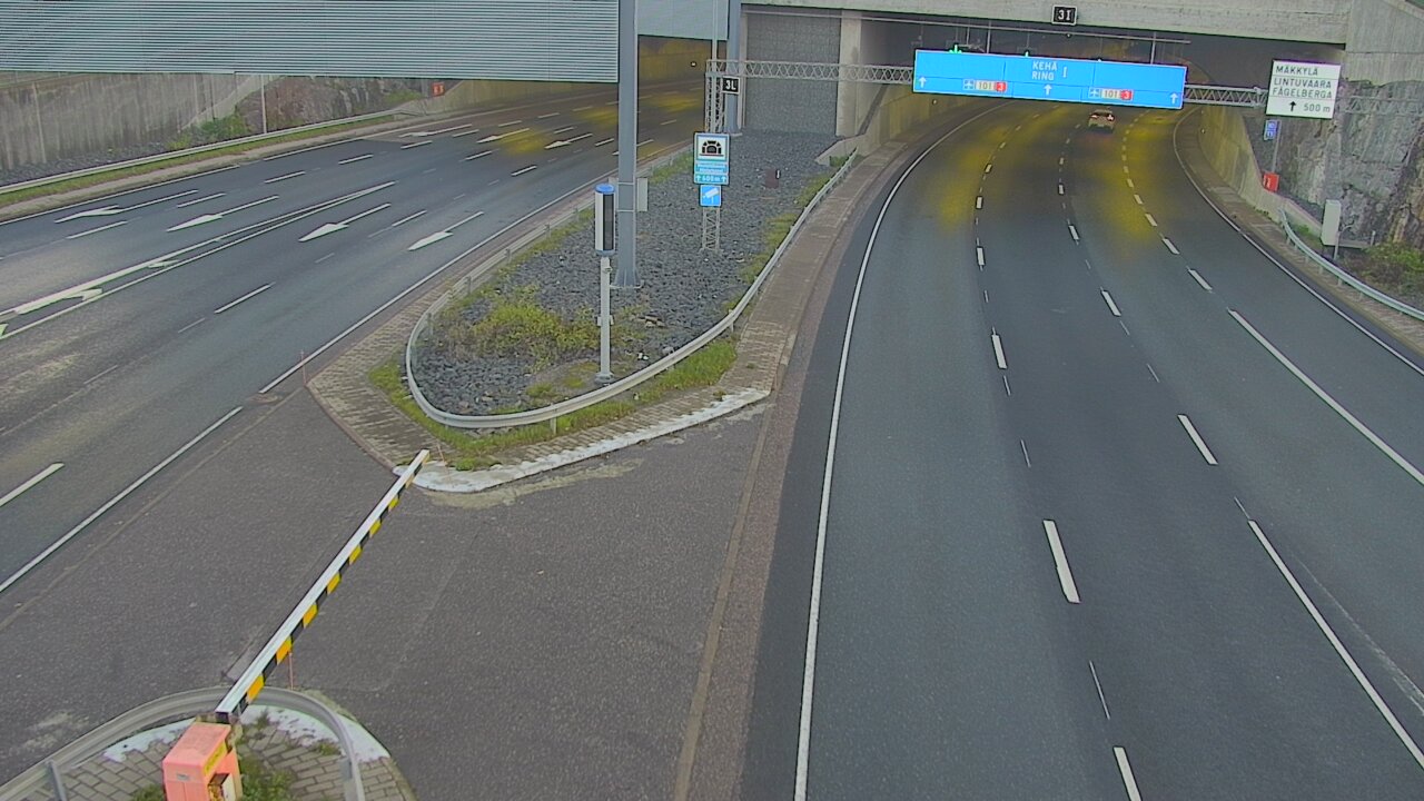 Kelikamerat Kuva Tie 101 Mestarintunneli, puomi länsi, Espoo, Uusimaa