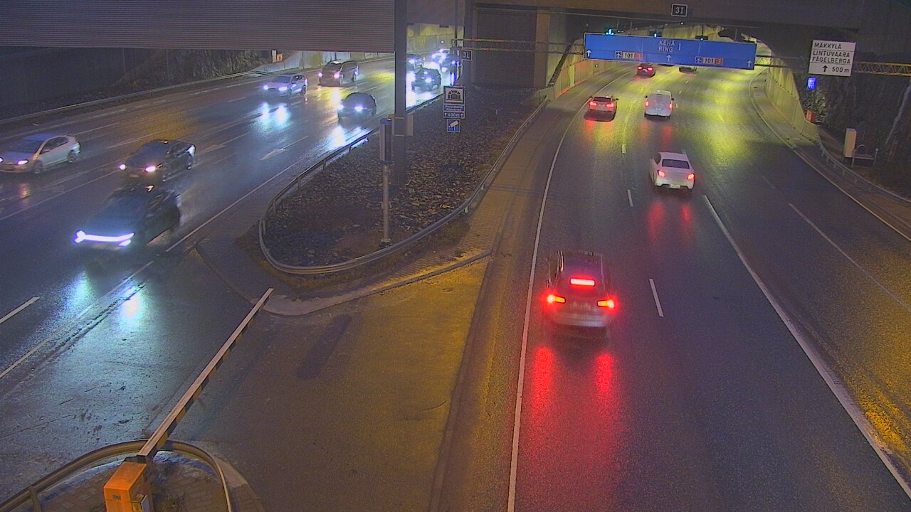 Kelikamerat Kuva Tie 101 Mestarintunneli, puomi länsi, Espoo, Uusimaa