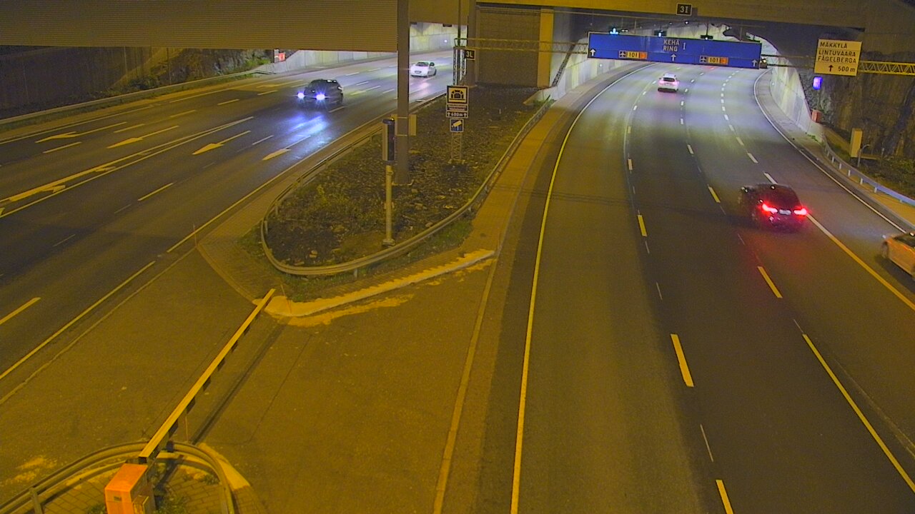 Kelikamerat Kuva Tie 101 Mestarintunneli, puomi länsi, Espoo, Uusimaa