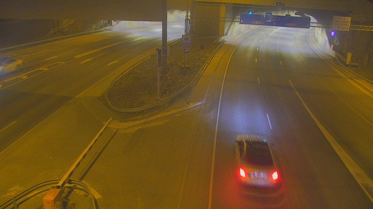 Kelikamerat Kuva Tie 101 Mestarintunneli, puomi länsi, Espoo, Uusimaa