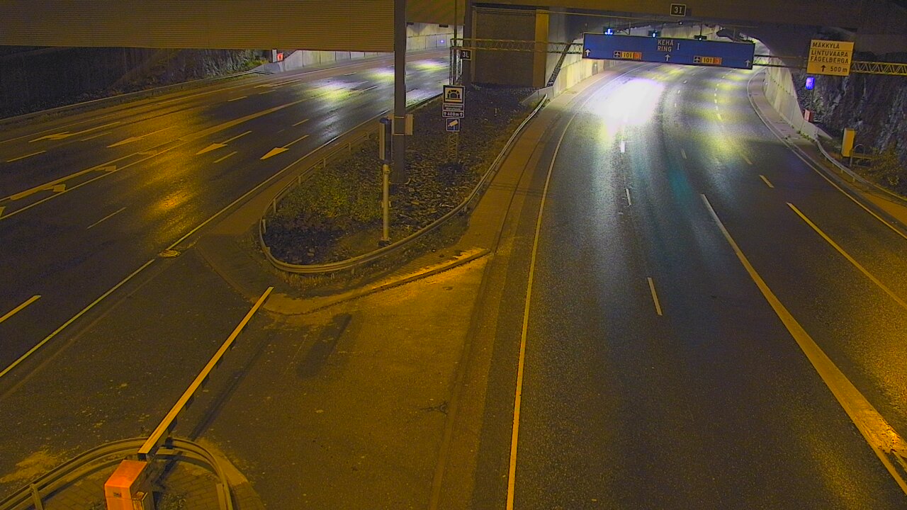 Kelikamerat Kuva Tie 101 Mestarintunneli, puomi länsi, Espoo, Uusimaa