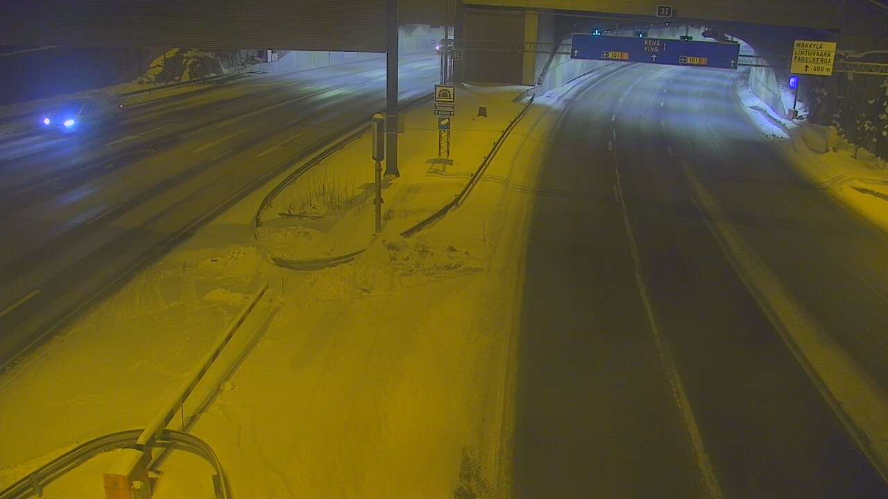 Kelikamerat Kuva Tie 101 Mestarintunneli, puomi länsi, Espoo, Uusimaa