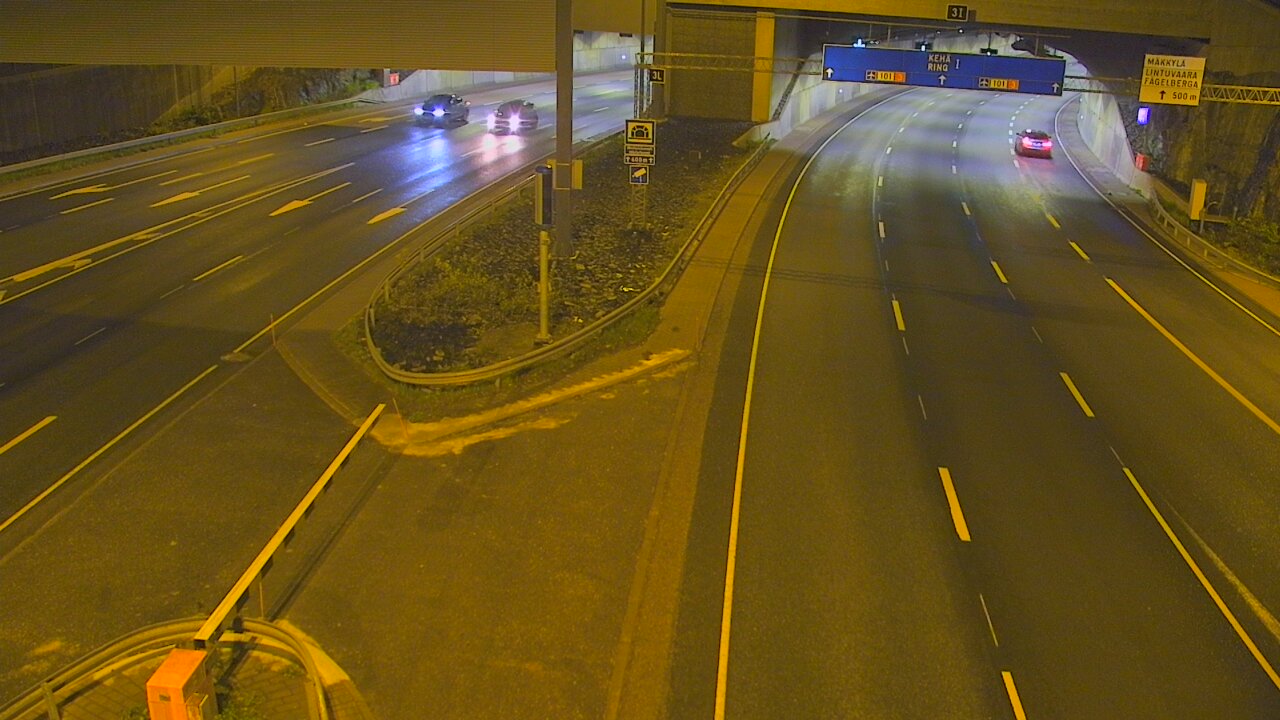 Kelikamerat Kuva Tie 101 Mestarintunneli, puomi länsi, Espoo, Uusimaa