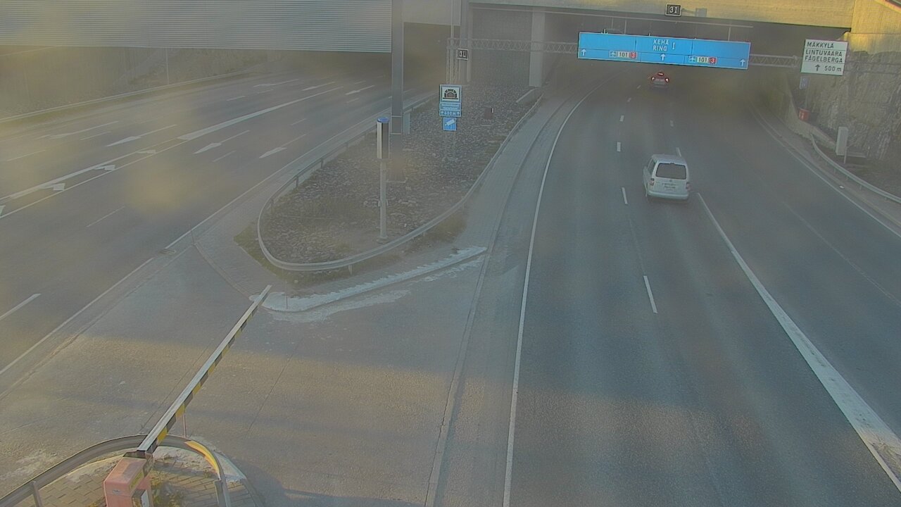 Kelikamerat Kuva Tie 101 Mestarintunneli, puomi länsi, Espoo, Uusimaa