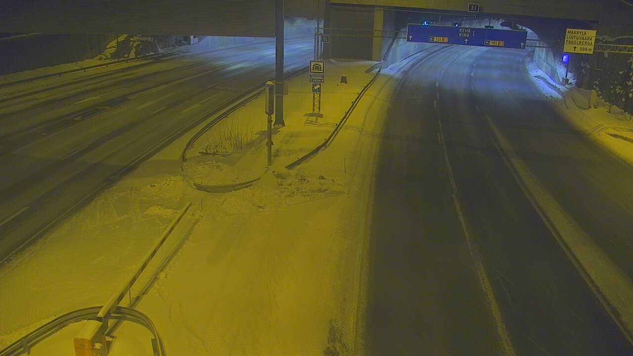 Kelikamerat Kuva Tie 101 Mestarintunneli, puomi länsi, Espoo, Uusimaa