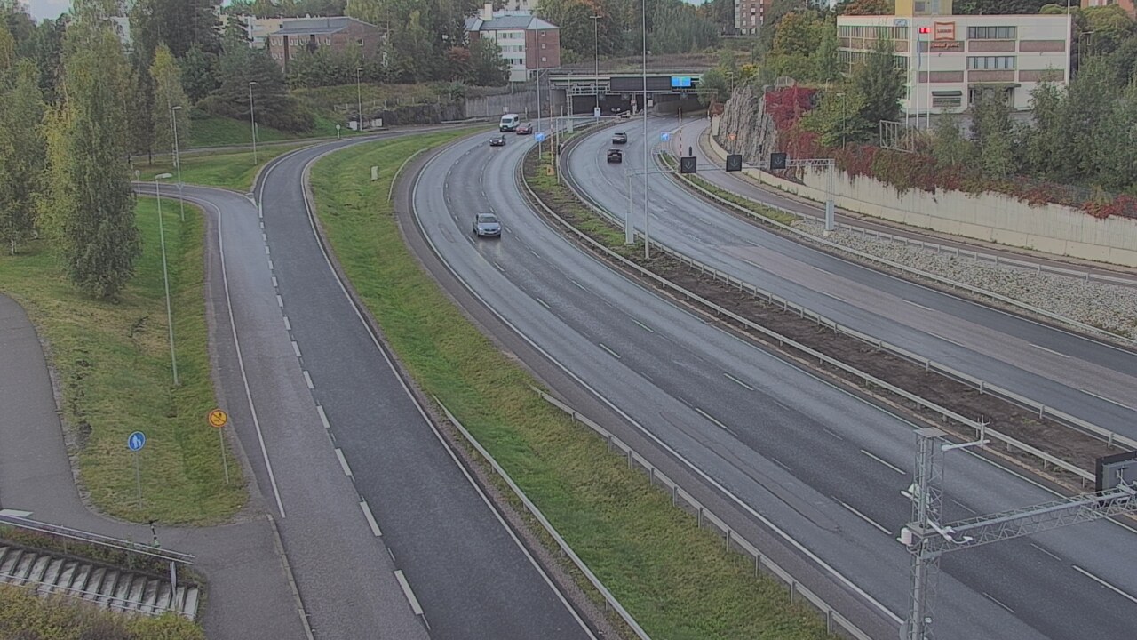 Weather Camera Image Road 101 Espoo, Vallikallio, Espoo, Uusimaa