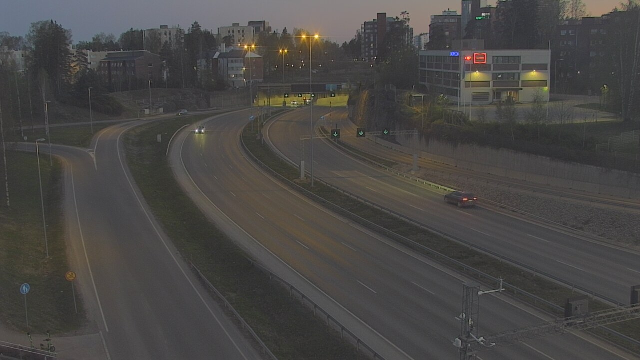 Weather Camera Image Road 101 Espoo, Vallikallio, Espoo, Uusimaa