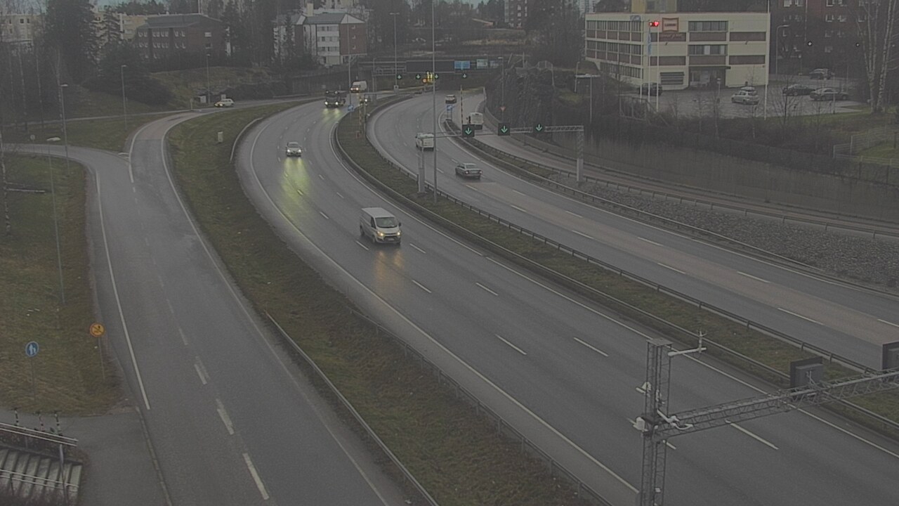 Weather Camera Image Road 101 Espoo, Vallikallio, Espoo, Uusimaa