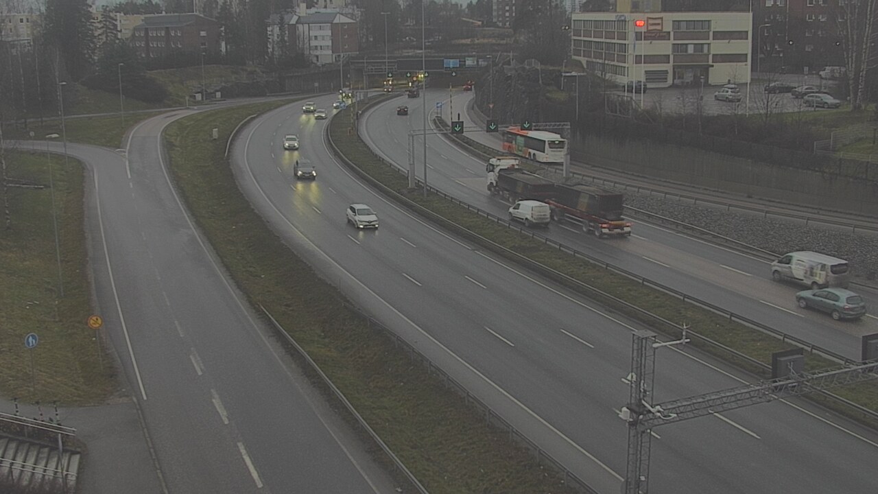 Weather Camera Image Road 101 Espoo, Vallikallio, Espoo, Uusimaa