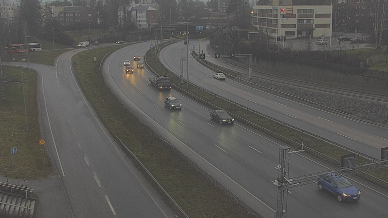 Weather Camera Image Road 101 Espoo, Vallikallio, Espoo, Uusimaa