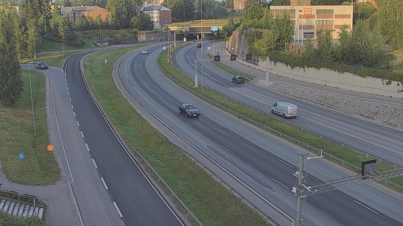 Weather Camera Image Road 101 Espoo, Vallikallio, Espoo, Uusimaa