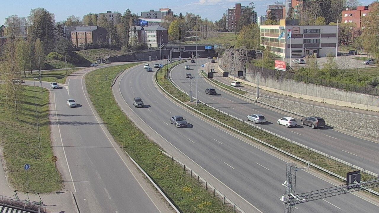 Weather Camera Image Road 101 Espoo, Vallikallio, Espoo, Uusimaa