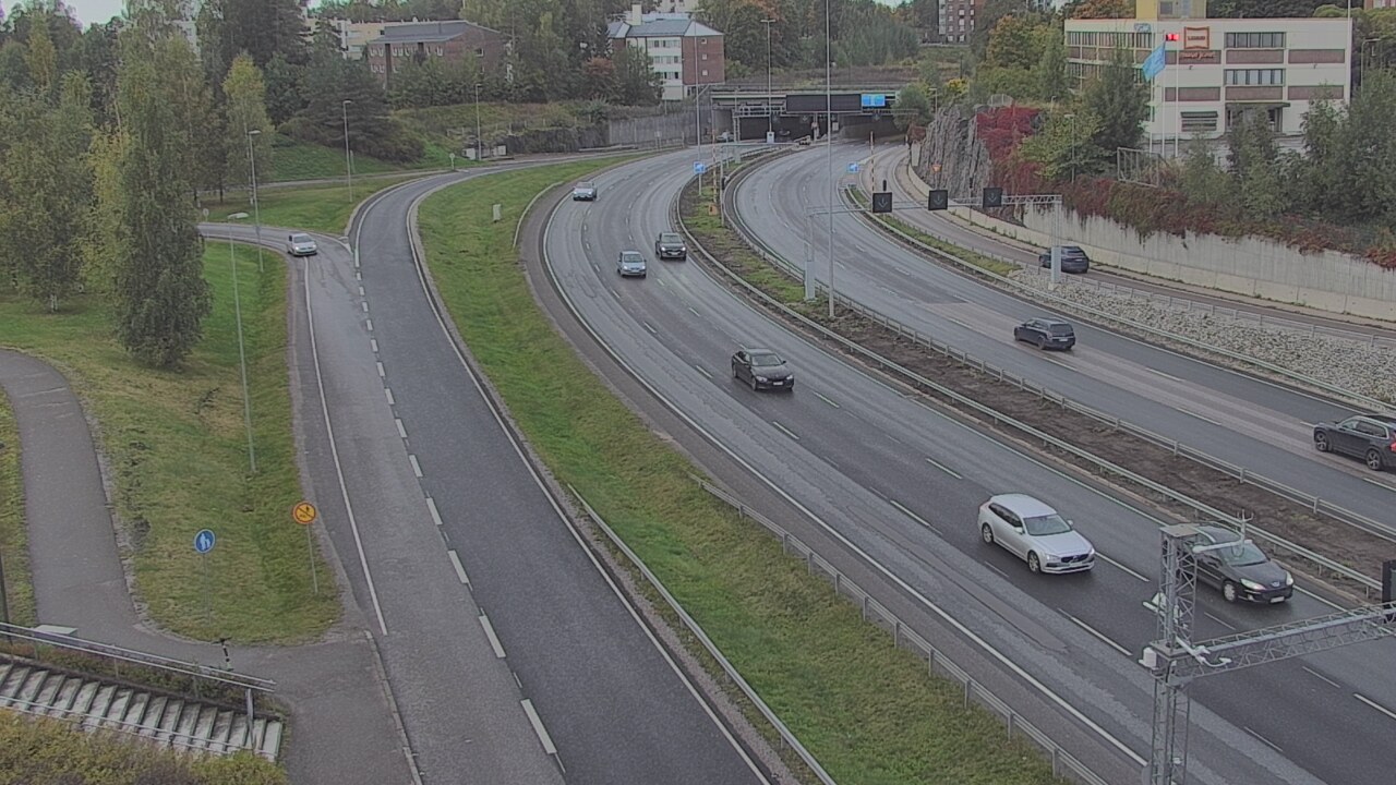 Weather Camera Image Road 101 Espoo, Vallikallio, Espoo, Uusimaa