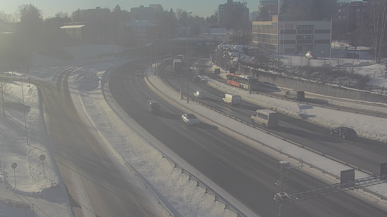 Weather Camera Image Road 101 Espoo, Vallikallio, Espoo, Uusimaa