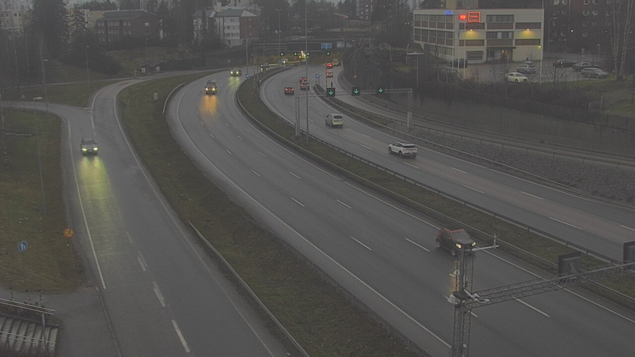 Weather Camera Image Road 101 Espoo, Vallikallio, Espoo, Uusimaa