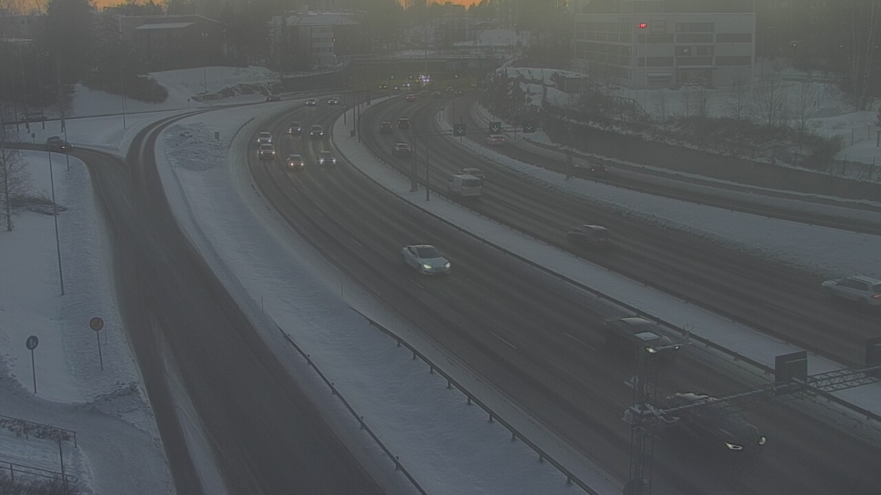 Weather Camera Image Road 101 Espoo, Vallikallio, Espoo, Uusimaa