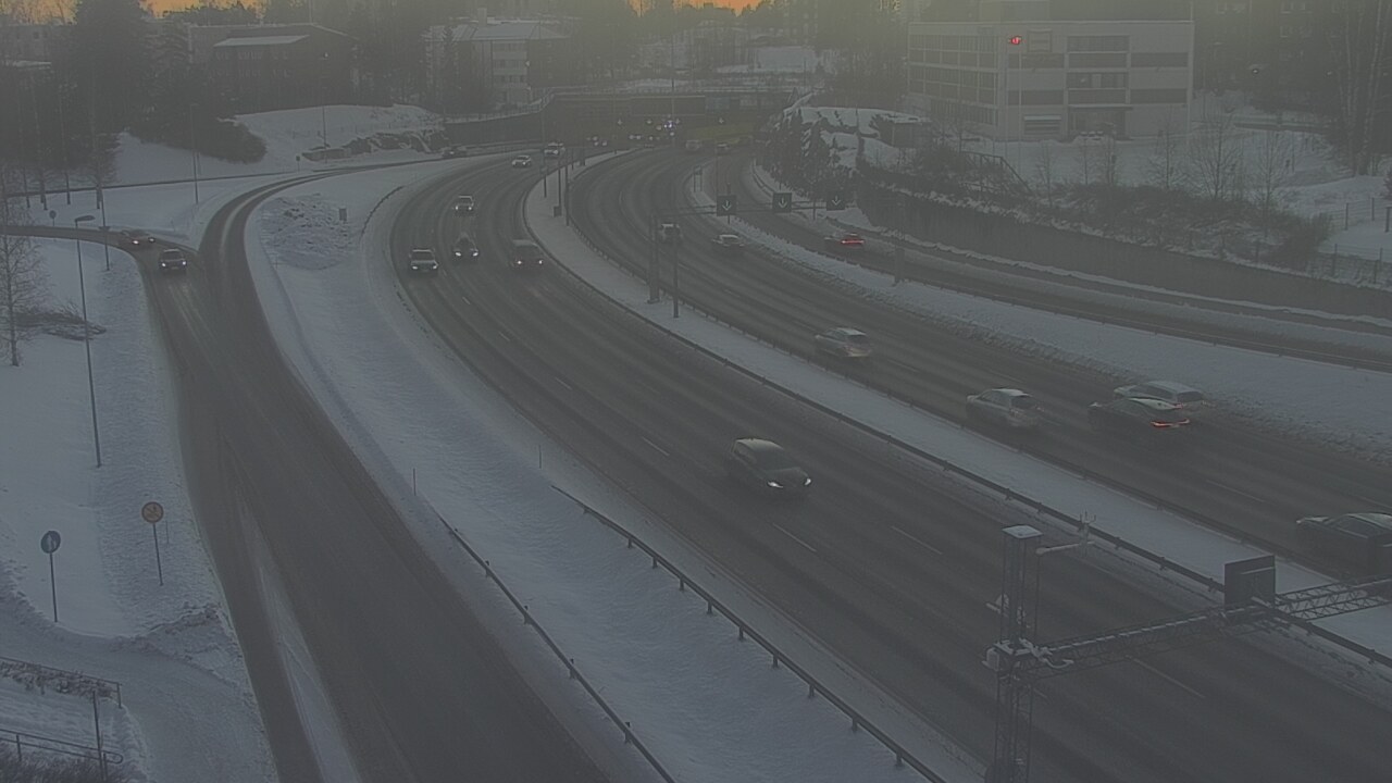 Weather Camera Image Road 101 Espoo, Vallikallio, Espoo, Uusimaa