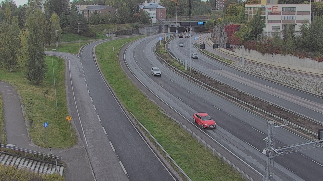 Weather Camera Image Road 101 Espoo, Vallikallio, Espoo, Uusimaa
