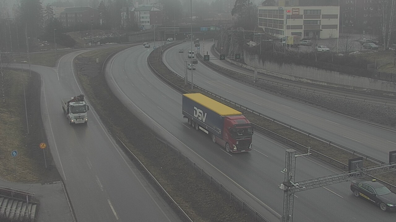 Weather Camera Image Road 101 Espoo, Vallikallio, Espoo, Uusimaa