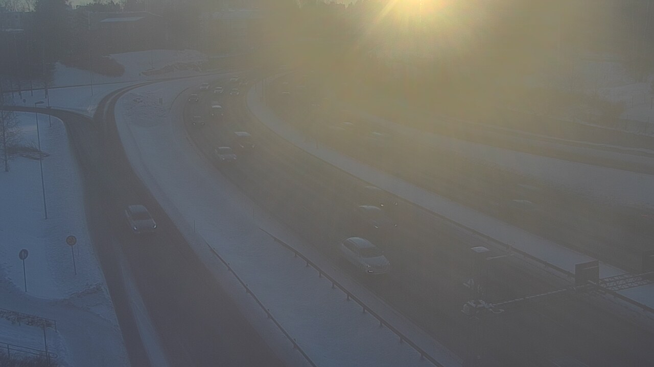 Weather Camera Image Road 101 Espoo, Vallikallio, Espoo, Uusimaa