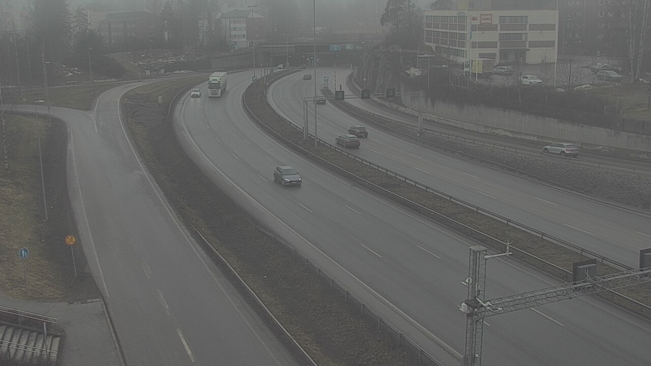 Weather Camera Image Road 101 Espoo, Vallikallio, Espoo, Uusimaa