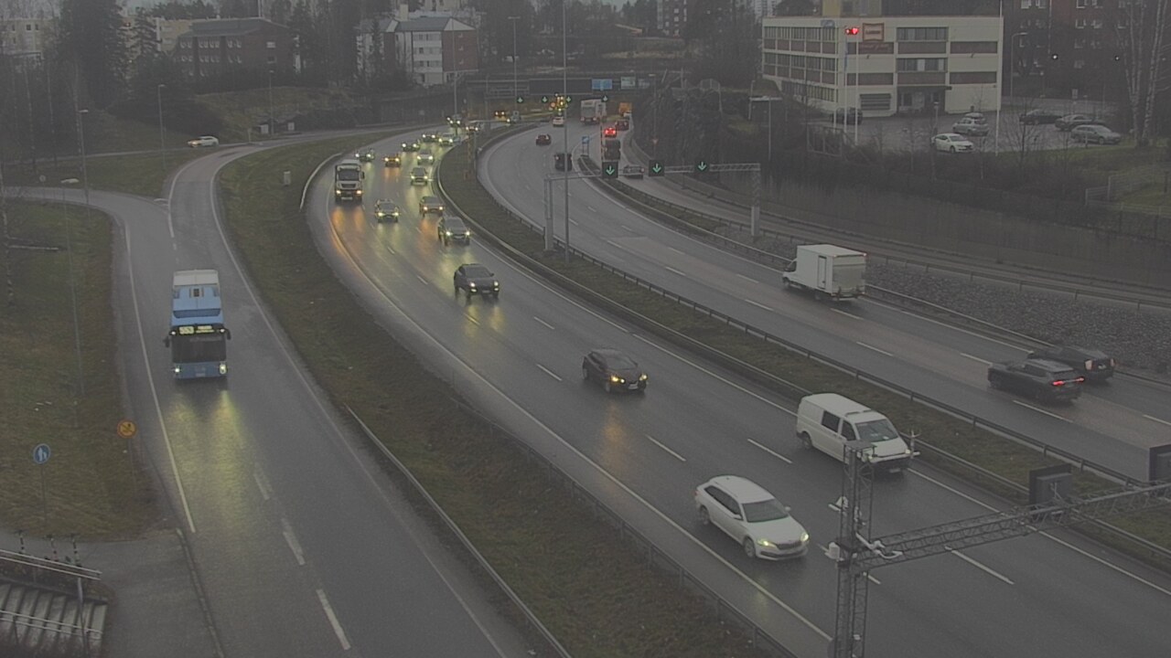 Weather Camera Image Road 101 Espoo, Vallikallio, Espoo, Uusimaa