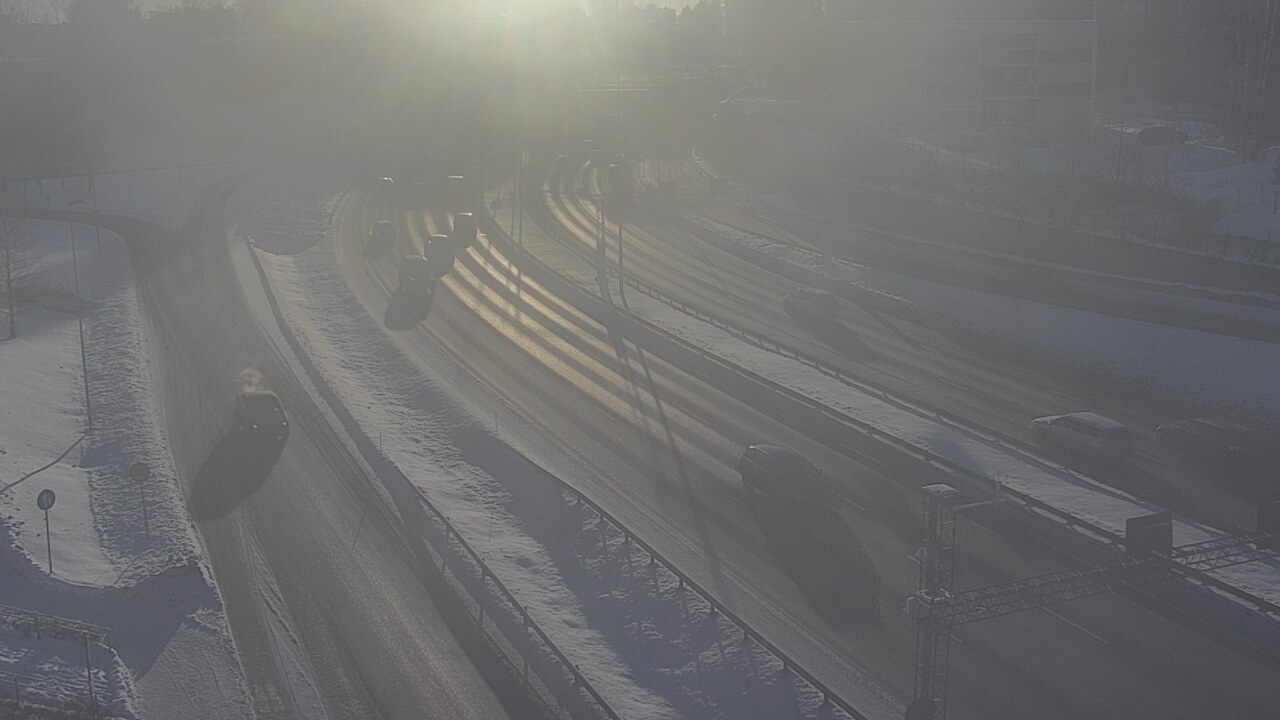 Weather Camera Image Road 101 Espoo, Vallikallio, Espoo, Uusimaa
