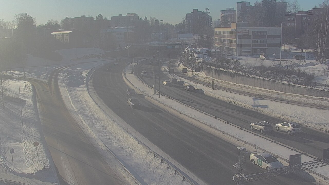 Weather Camera Image Väg 101 Esbo, Vallberget, Espoo, Uusimaa