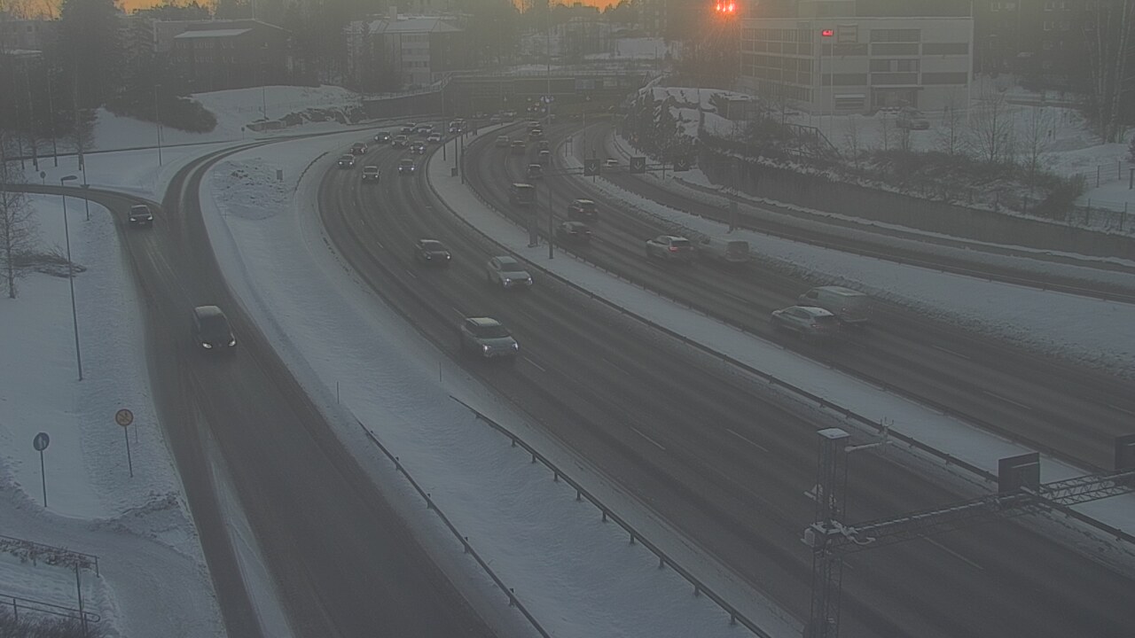 Weather Camera Image Road 101 Espoo, Vallikallio, Espoo, Uusimaa
