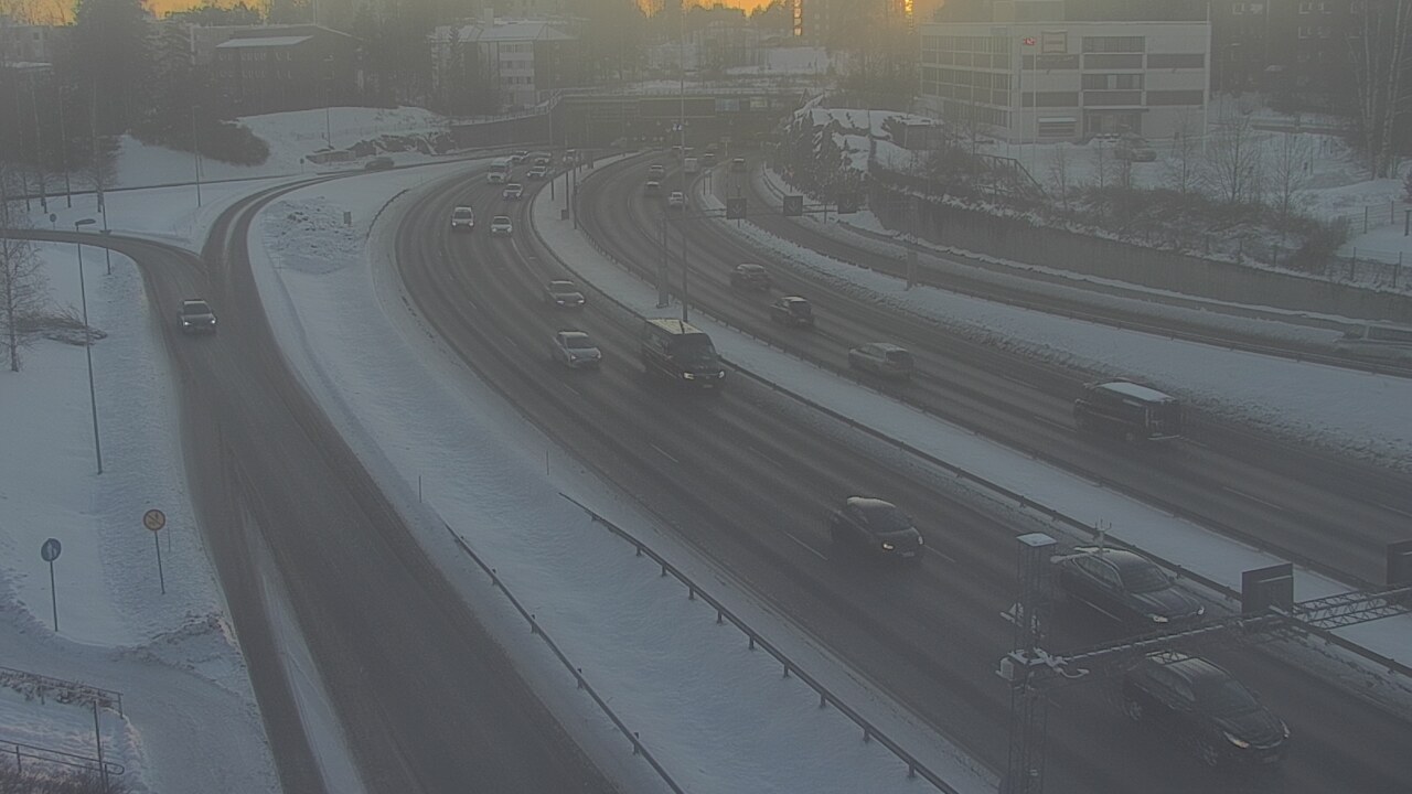 Weather Camera Image Road 101 Espoo, Vallikallio, Espoo, Uusimaa