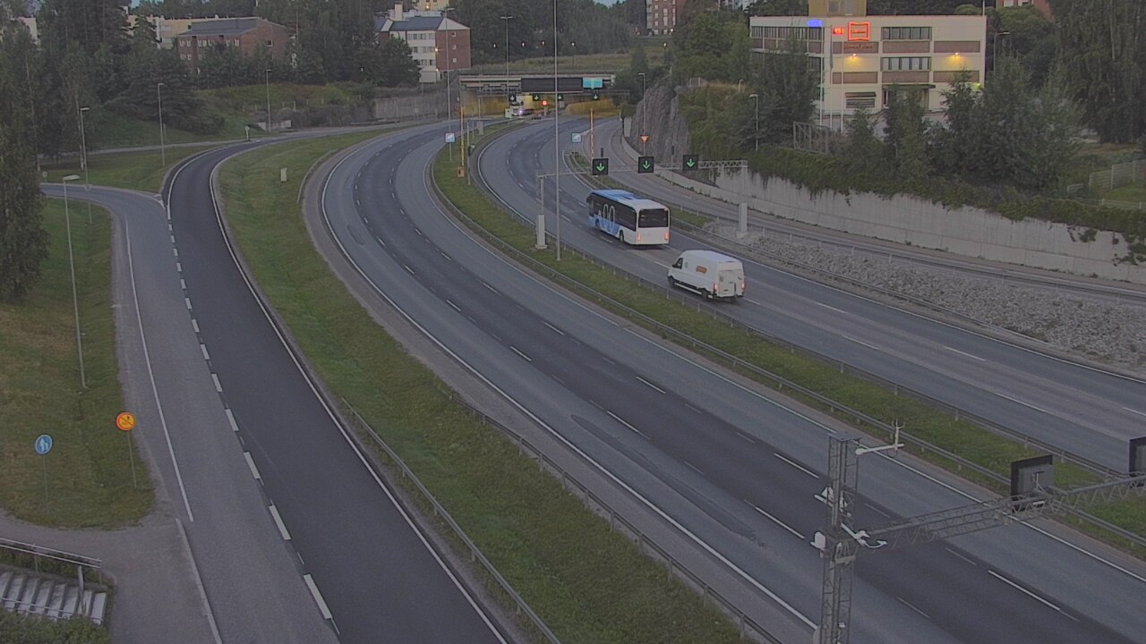 Weather Camera Image Road 101 Espoo, Vallikallio, Espoo, Uusimaa