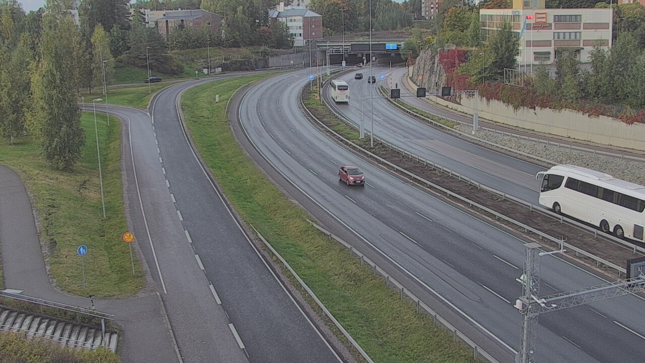 Weather Camera Image Road 101 Espoo, Vallikallio, Espoo, Uusimaa