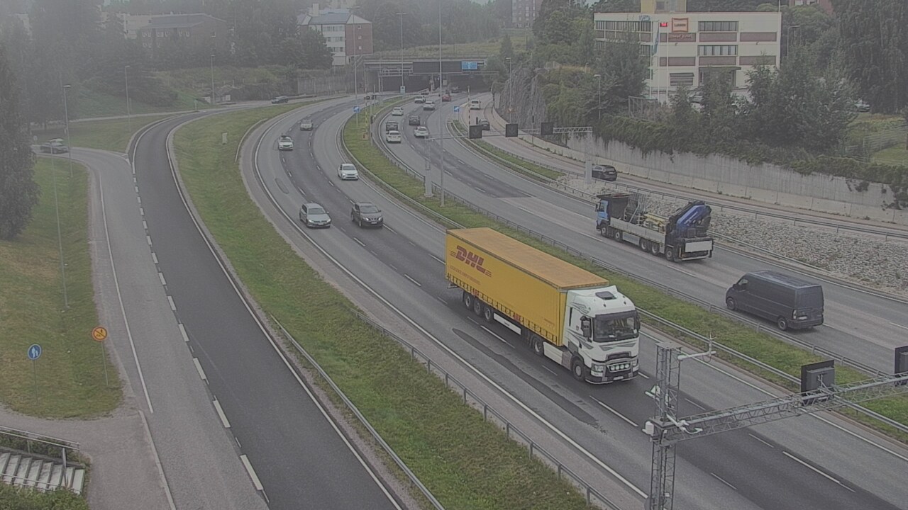 Weather Camera Image Road 101 Espoo, Vallikallio, Espoo, Uusimaa
