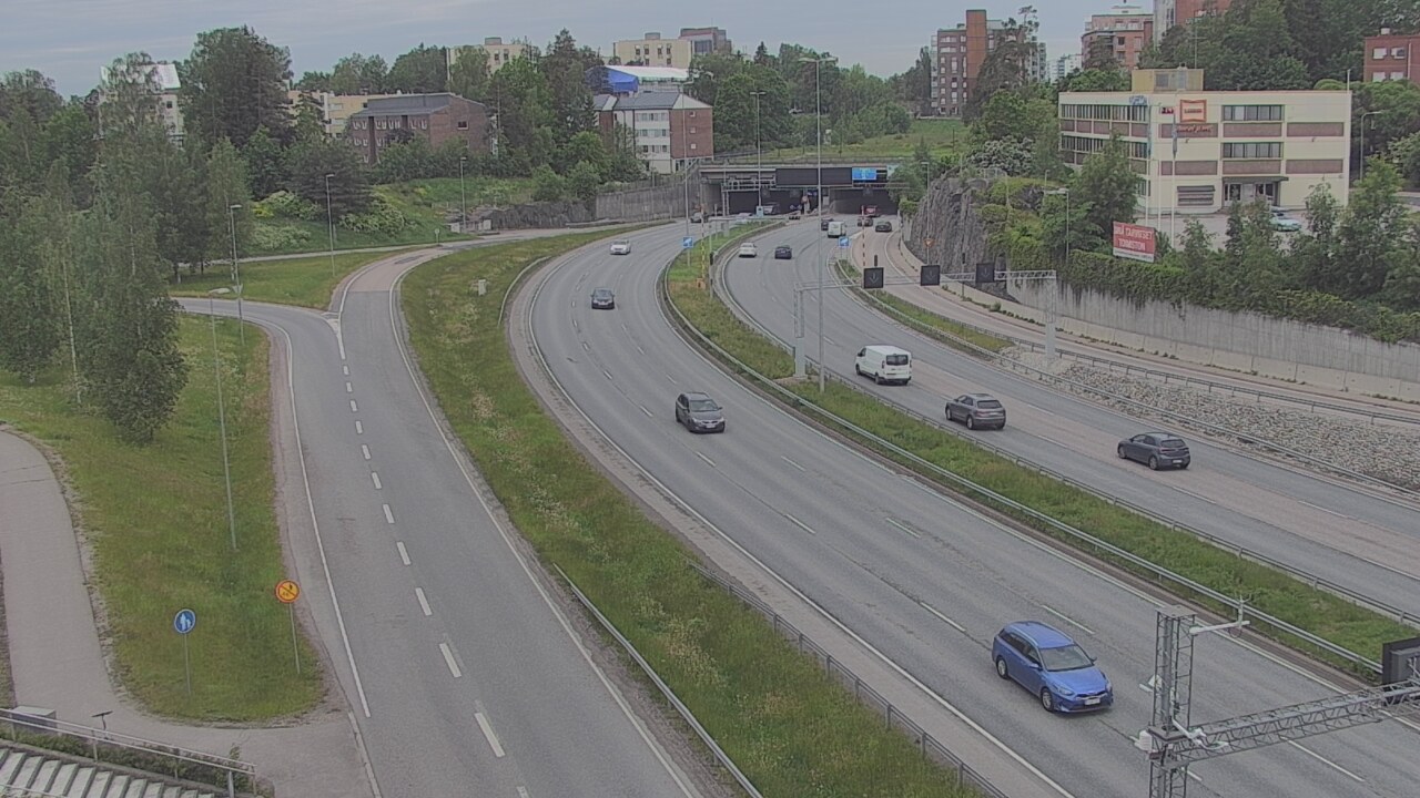 Weather Camera Image Road 101 Espoo, Vallikallio, Espoo, Uusimaa