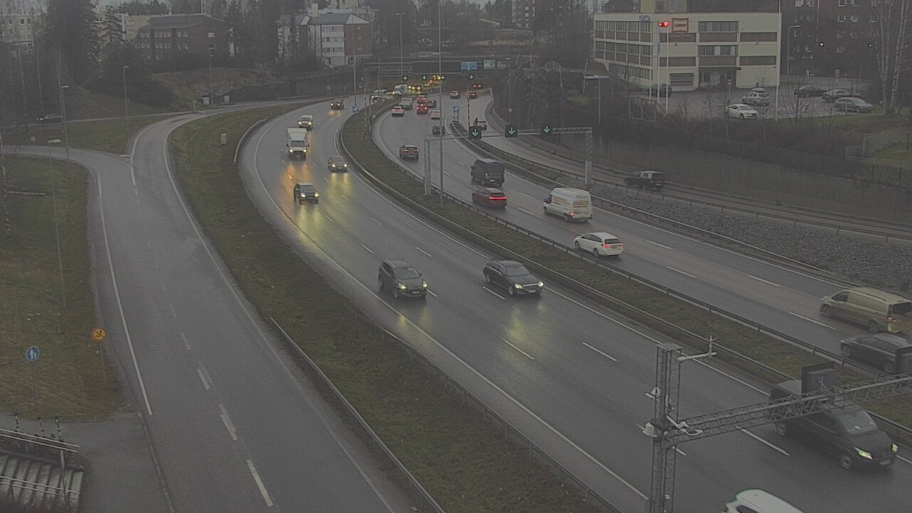 Weather Camera Image Road 101 Espoo, Vallikallio, Espoo, Uusimaa