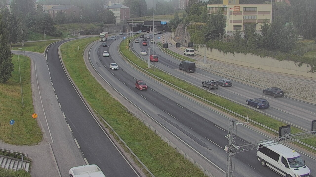 Weather Camera Image Road 101 Espoo, Vallikallio, Espoo, Uusimaa