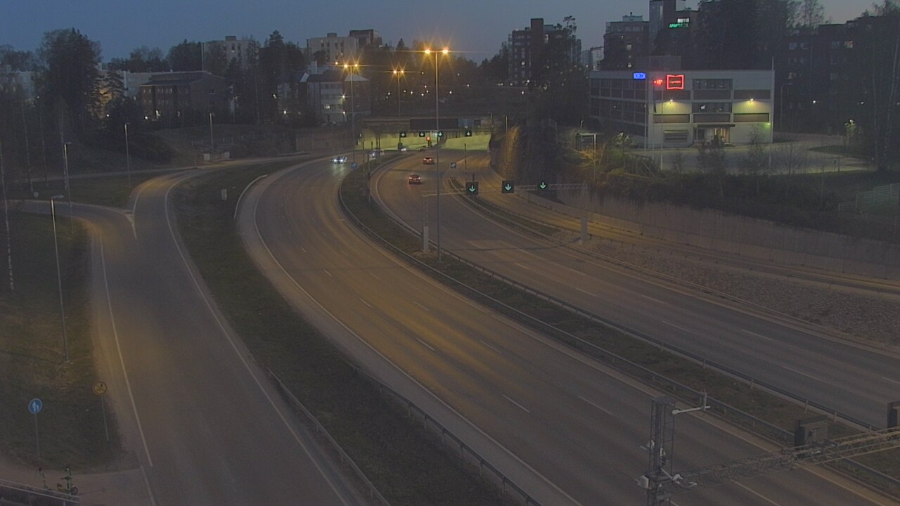 Weather Camera Image Road 101 Espoo, Vallikallio, Espoo, Uusimaa