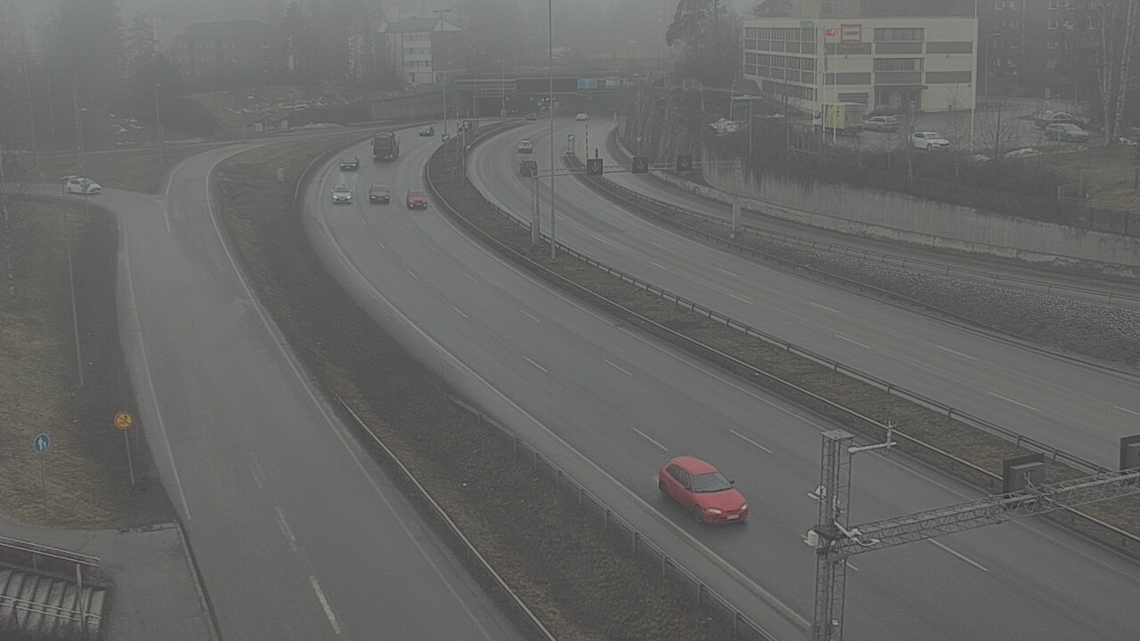 Weather Camera Image Road 101 Espoo, Vallikallio, Espoo, Uusimaa