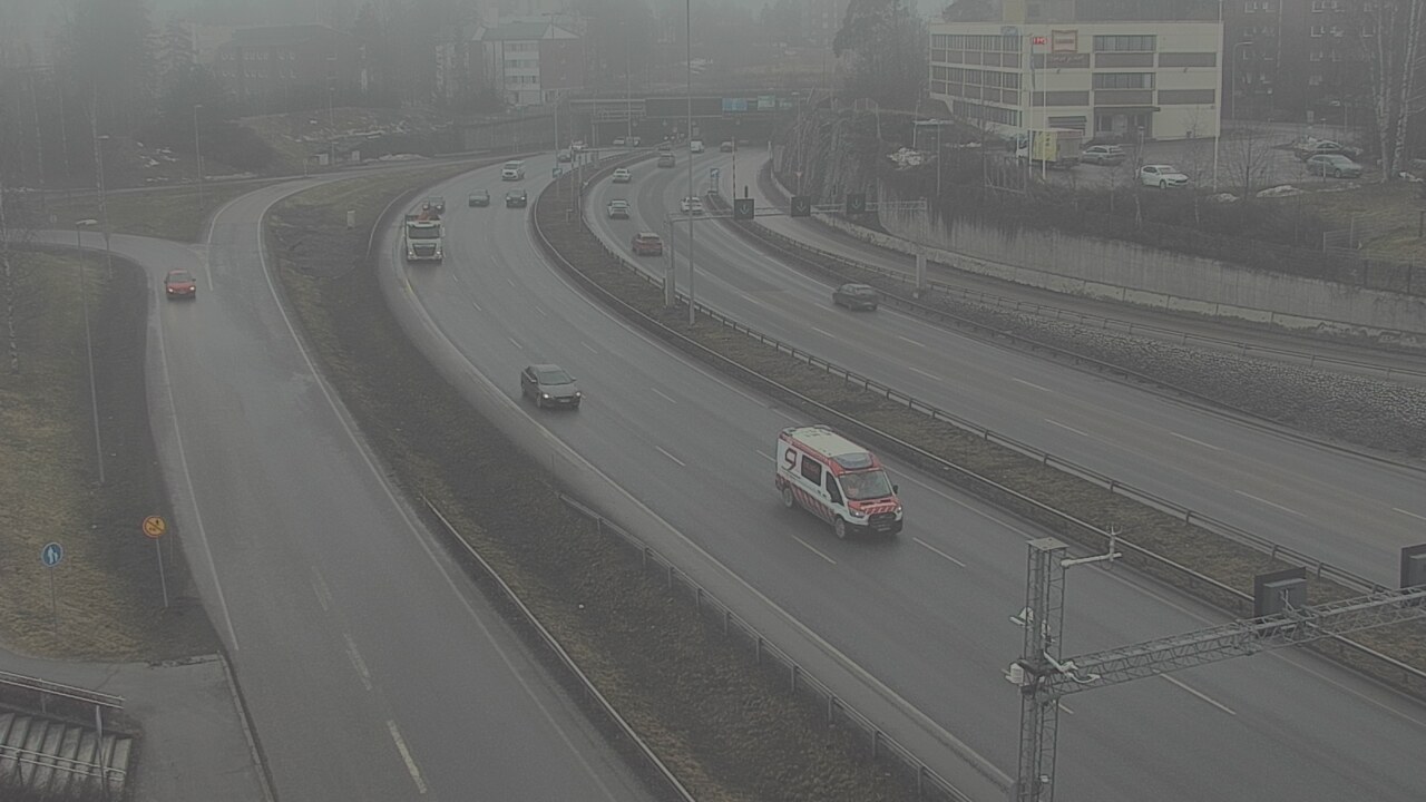Weather Camera Image Road 101 Espoo, Vallikallio, Espoo, Uusimaa