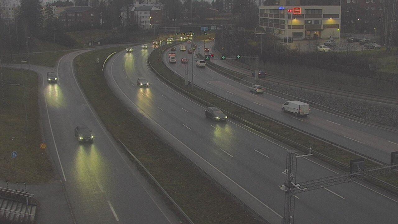 Weather Camera Image Road 101 Espoo, Vallikallio, Espoo, Uusimaa