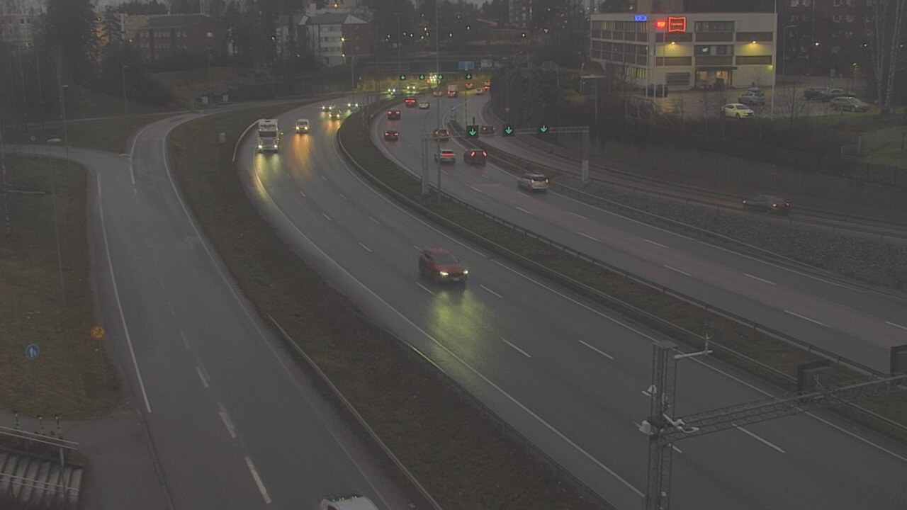 Weather Camera Image Road 101 Espoo, Vallikallio, Espoo, Uusimaa