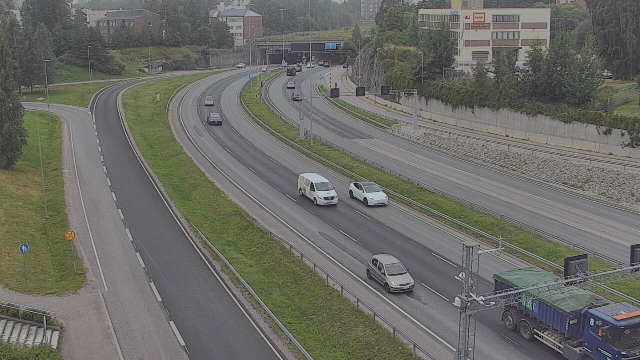 Weather Camera Image Road 101 Espoo, Vallikallio, Espoo, Uusimaa