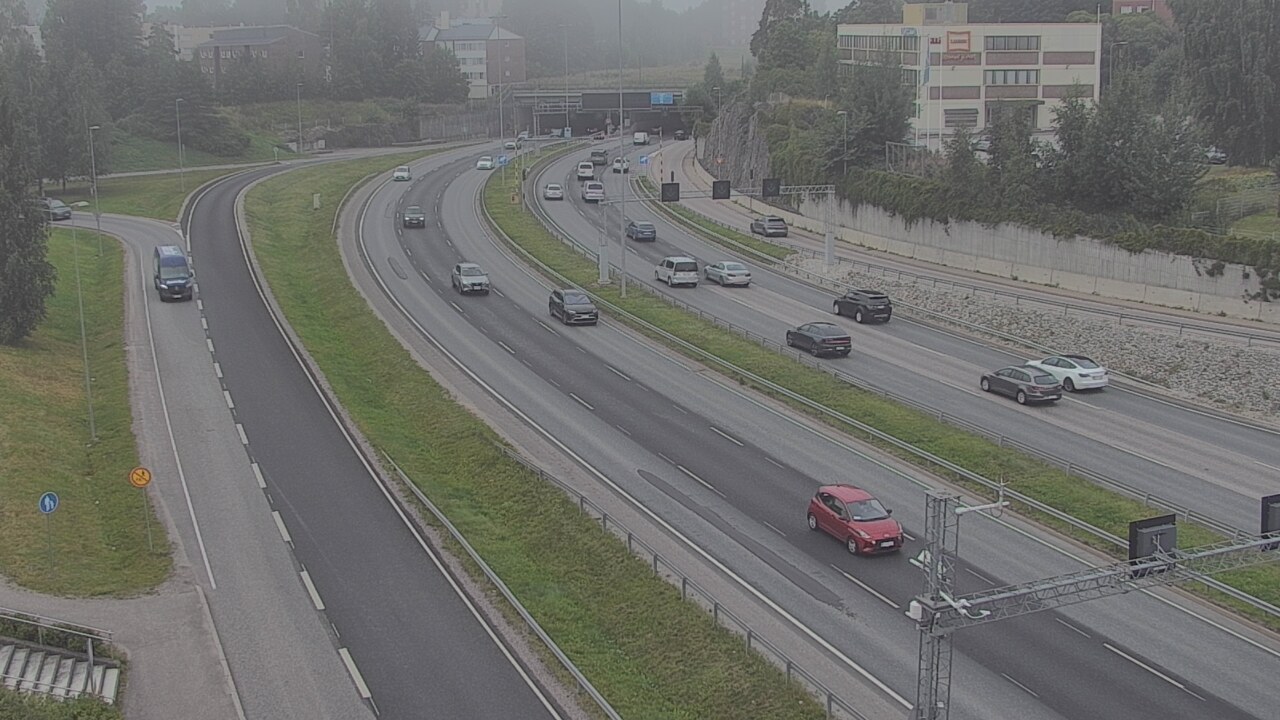 Weather Camera Image Road 101 Espoo, Vallikallio, Espoo, Uusimaa