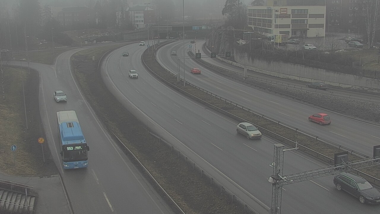 Weather Camera Image Road 101 Espoo, Vallikallio, Espoo, Uusimaa