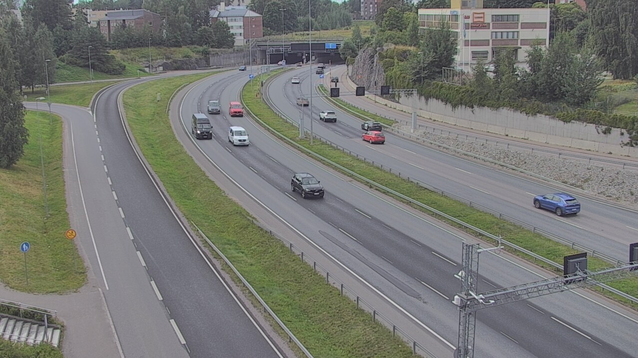Weather Camera Image Road 101 Espoo, Vallikallio, Espoo, Uusimaa