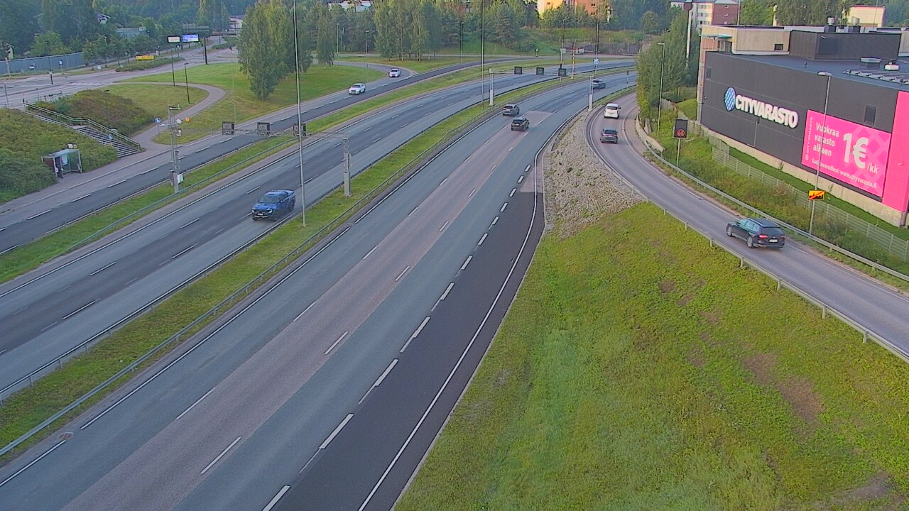 Weather Camera Image Road 101 Espoo LRamppi, Espoo, Uusimaa