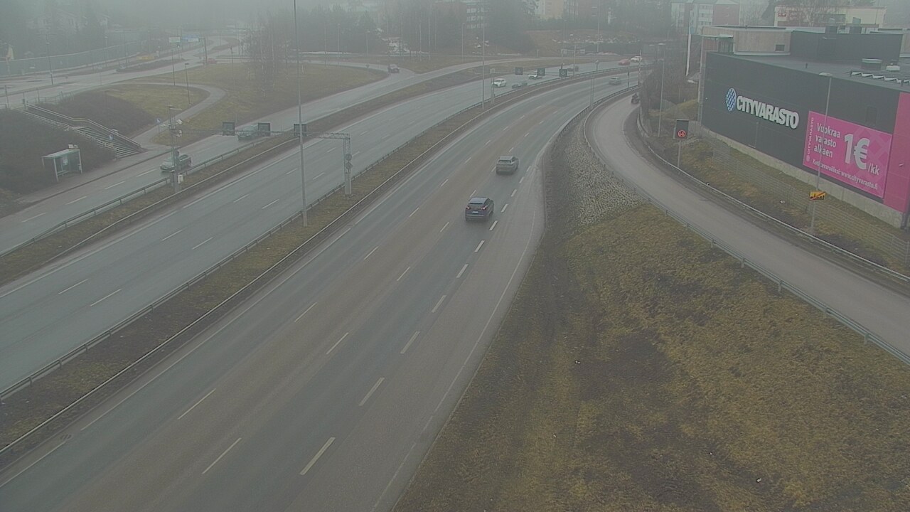 Weather Camera Image Road 101 Espoo LRamppi, Espoo, Uusimaa