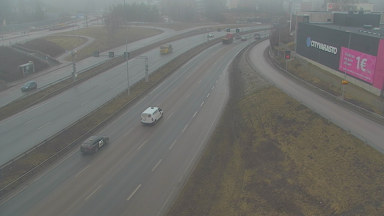 Weather Camera Image Road 101 Espoo LRamppi, Espoo, Uusimaa