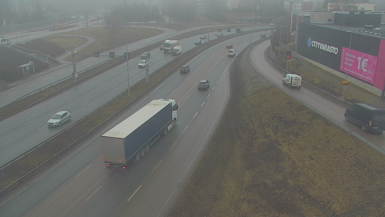 Weather Camera Image Road 101 Espoo LRamppi, Espoo, Uusimaa
